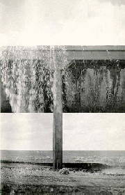 Water Spilling over the Edge of the Aqueduct