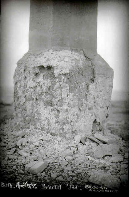 Deteriorating Pedestal