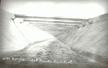More water flowing through the Aqueduct