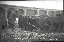 Cold guys digging by the Aqueduct